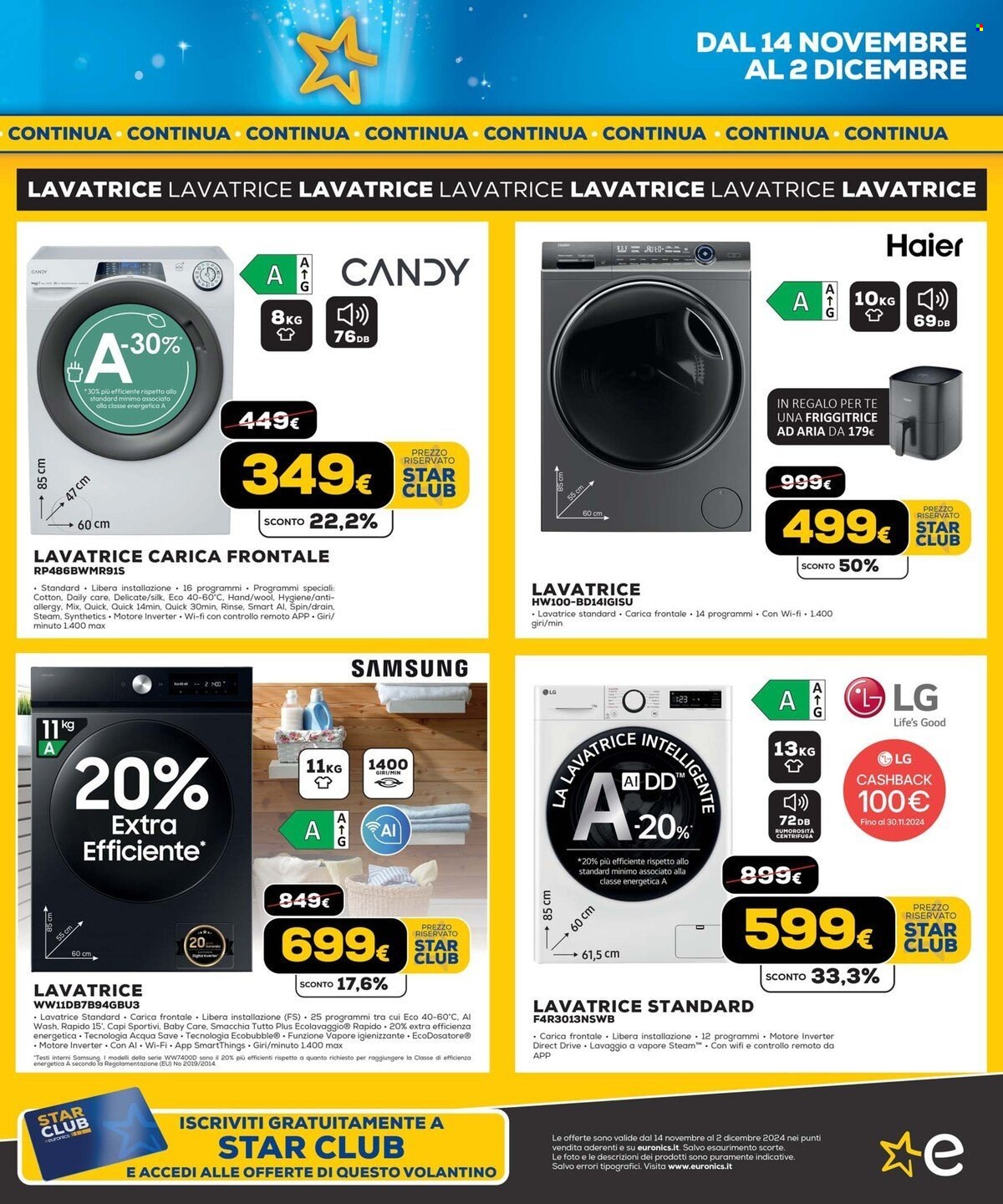 Volantino Euronics - 14/11/2024 - 2/12/2024. Pagina 27