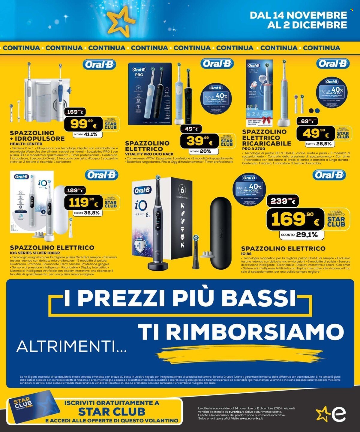 Volantino Euronics - 14/11/2024 - 2/12/2024. Pagina 37