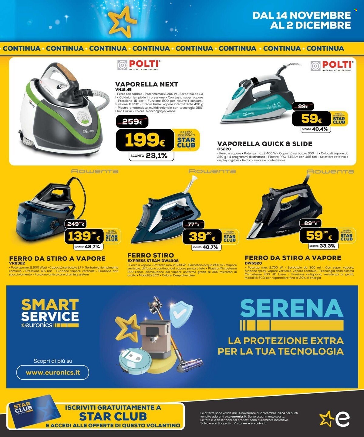 Volantino Euronics - 14/11/2024 - 2/12/2024. Pagina 39