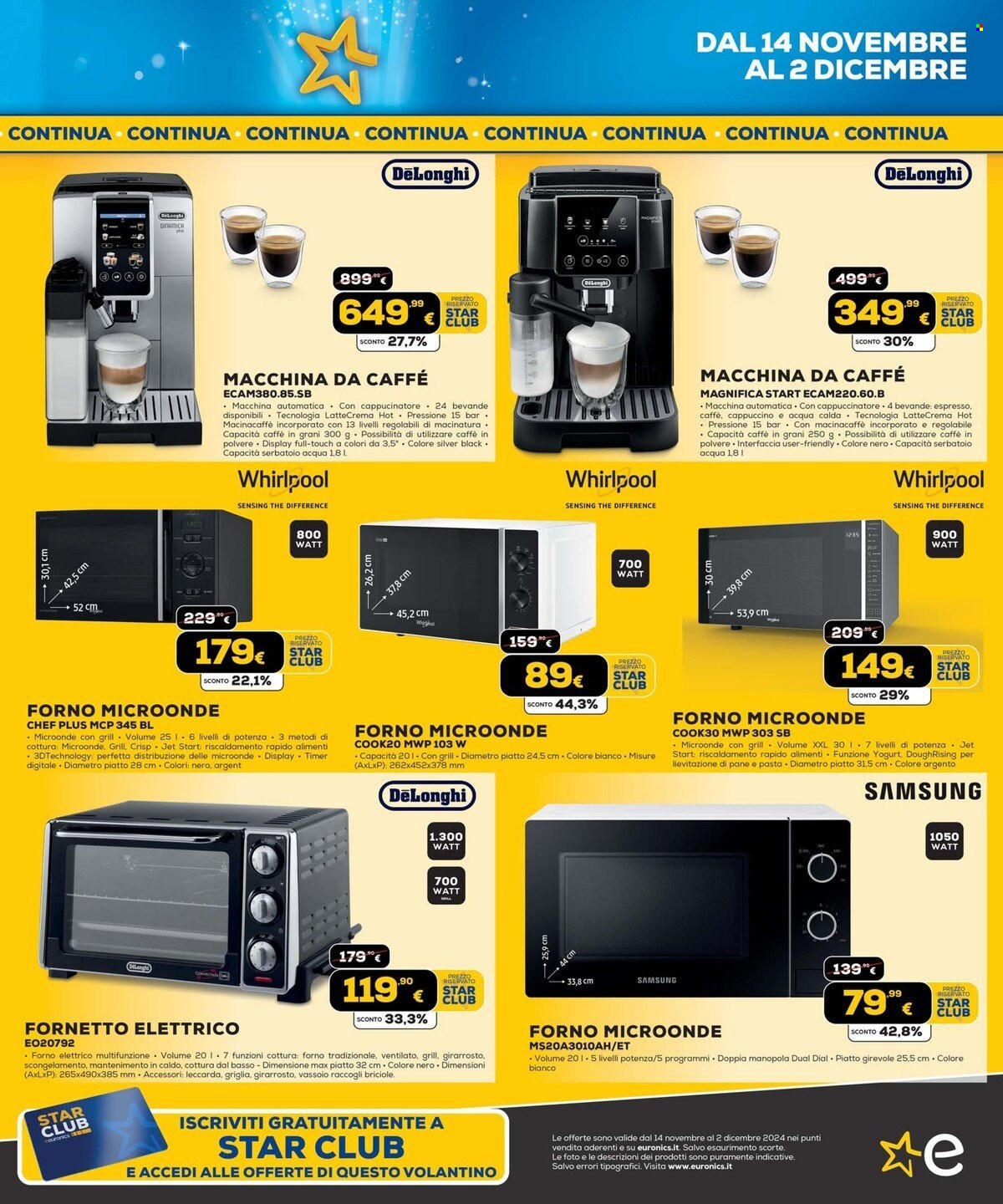Volantino Euronics - 14/11/2024 - 2/12/2024. Pagina 43