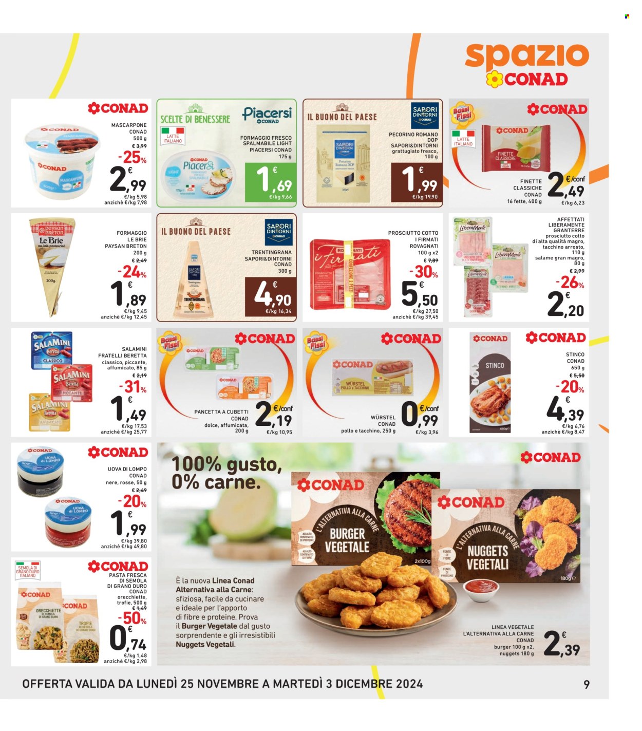 Volantino Spazio Conad - 25/11/2024 - 3/12/2024. Pagina 9