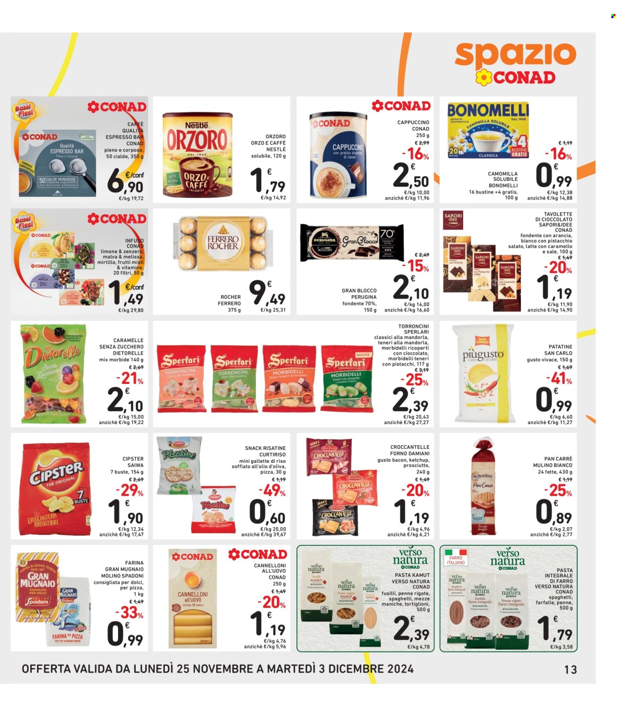 Volantino Spazio Conad - 25/11/2024 - 3/12/2024. Pagina 13