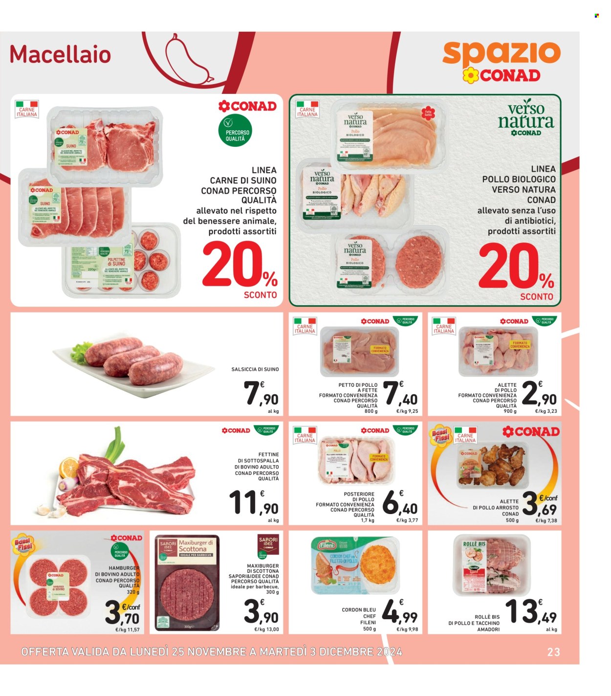 Leták Spazio Conad - 25.11.2024 - 3.12.2024. Strana 23