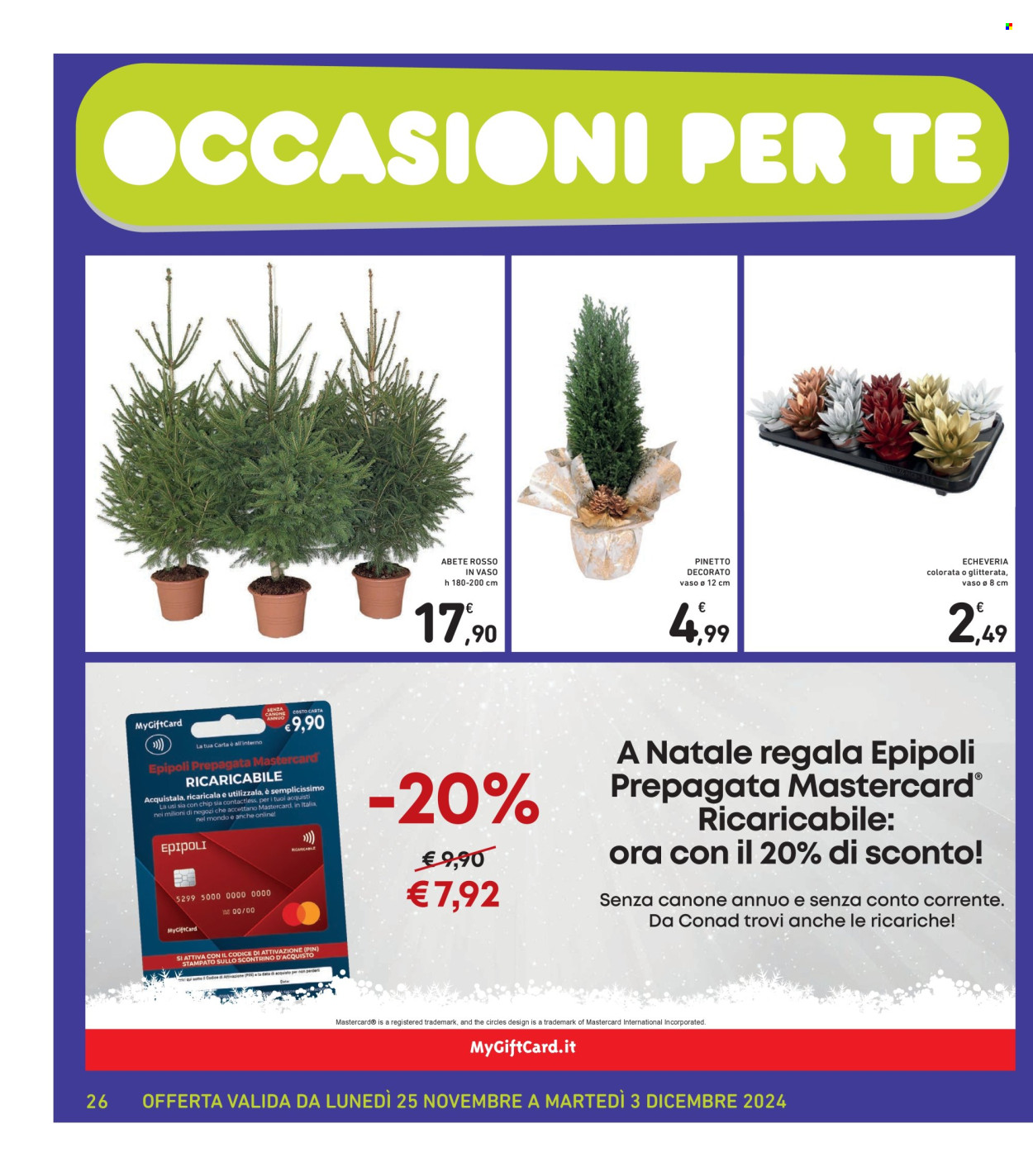 Leták Spazio Conad - 25.11.2024 - 3.12.2024. Strana 26