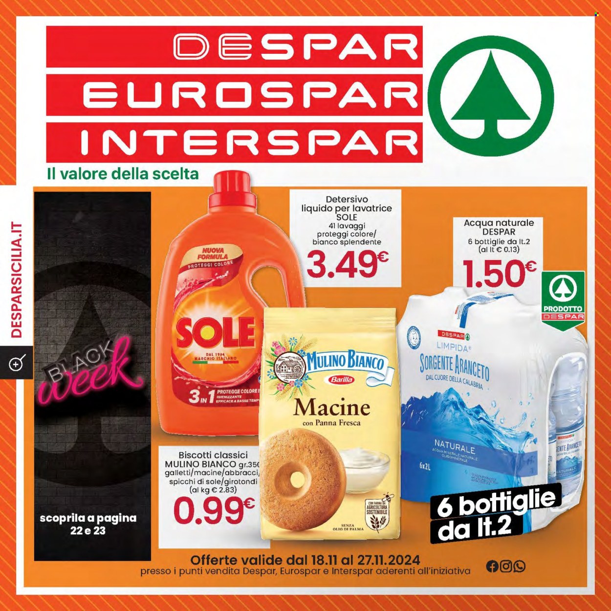 Volantino Interspar - 18/11/2024 - 27/11/2024. Pagina 1