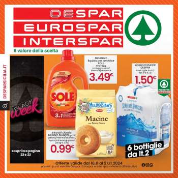 Volantino Interspar - 18/11/2024 - 27/11/2024.
