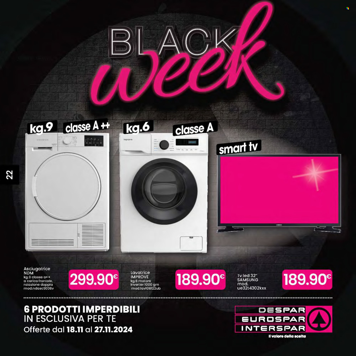 Volantino Interspar - 18/11/2024 - 27/11/2024. Pagina 22