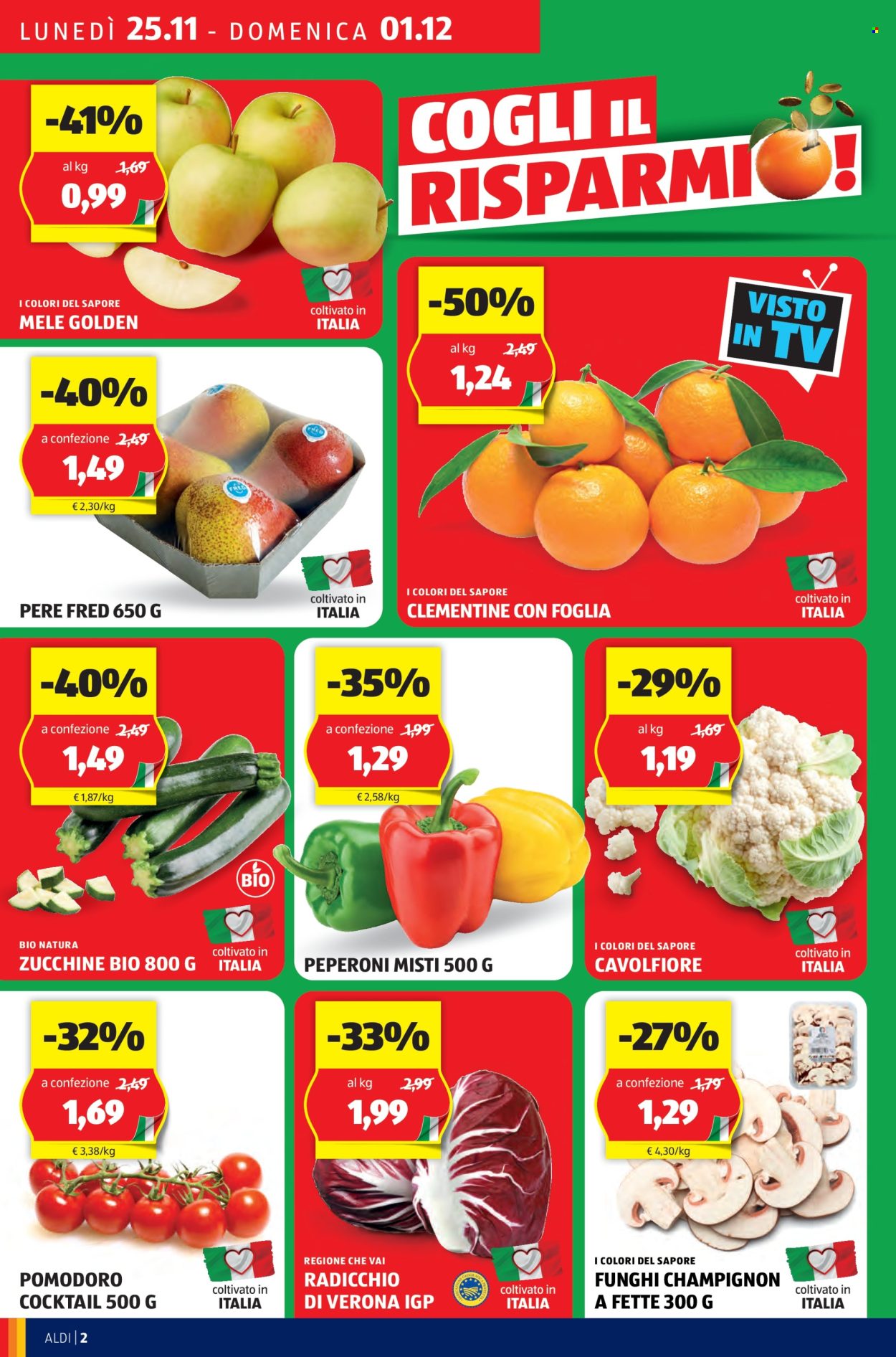 Volantino Aldi - 25/11/2024 - 1/12/2024. Pagina 2