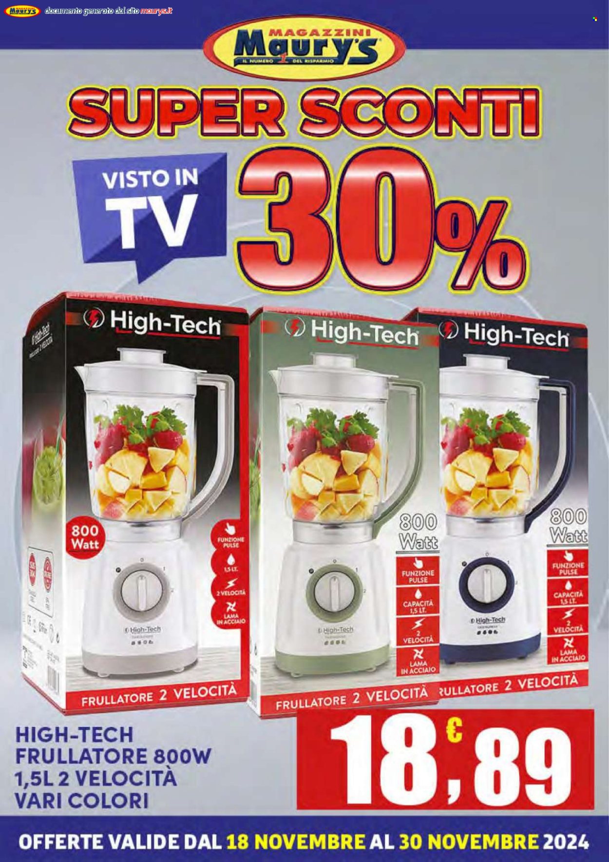 Volantino Maury's - 18/11/2024 - 30/11/2024. Pagina 6