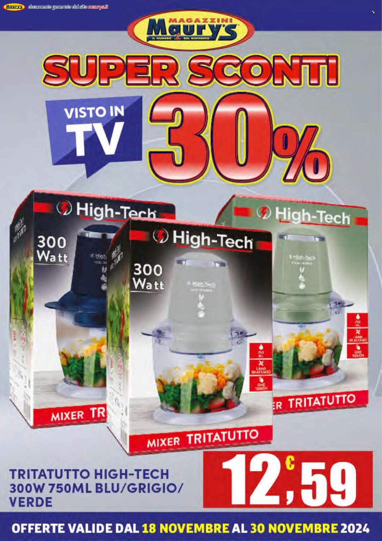 Volantino Maury's - 18/11/2024 - 30/11/2024. Pagina 17