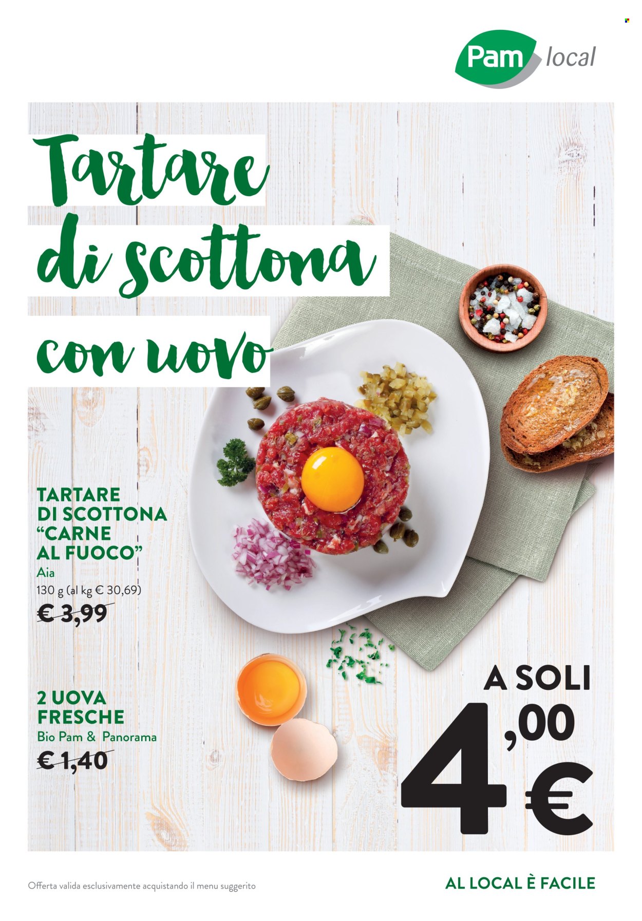 Volantino Pam local. Pagina 1