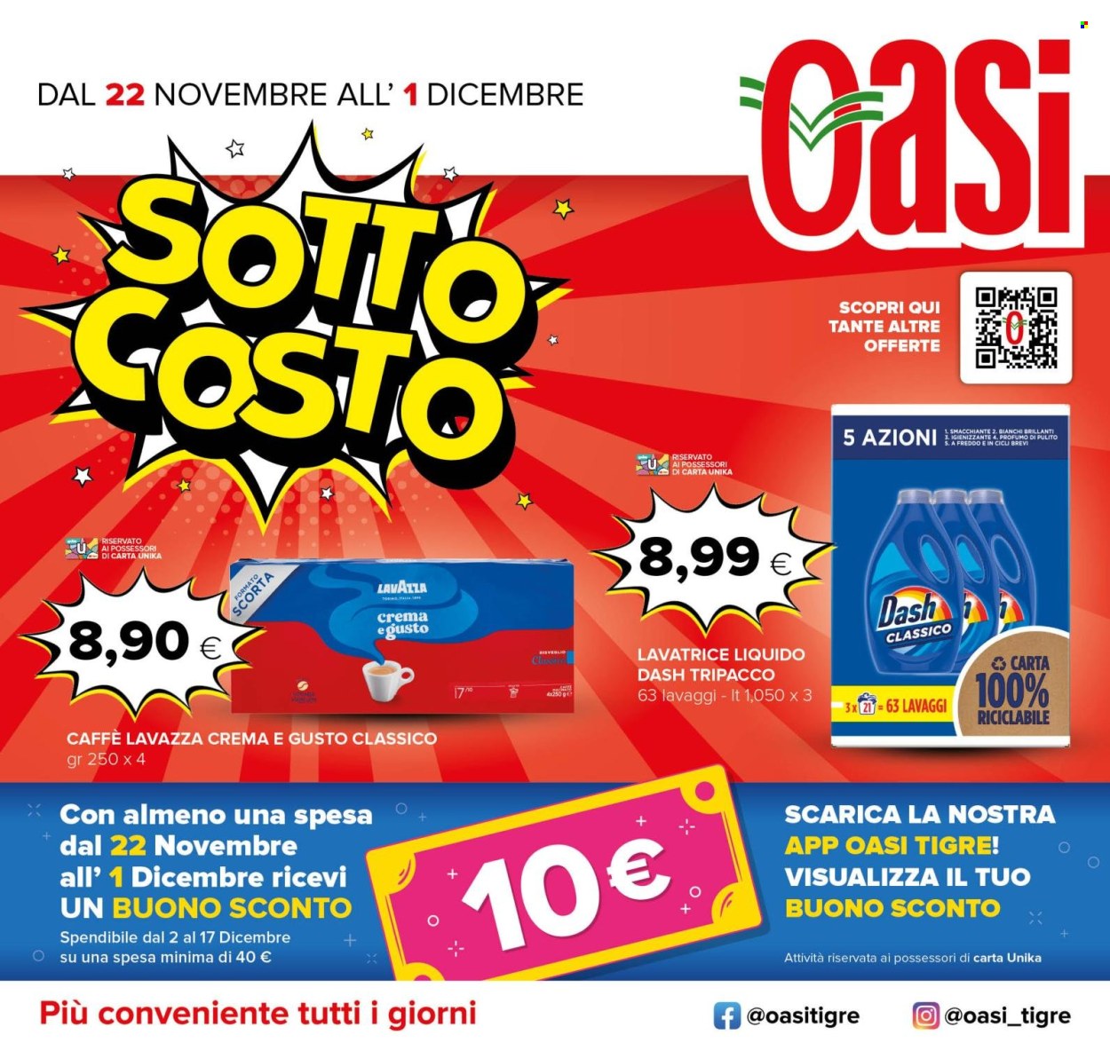 Leták Oasi - 22.11.2024 - 1.12.2024. Strana 1