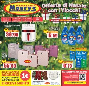 Volantino Maury's - 23/11/2024 - 14/12/2024.