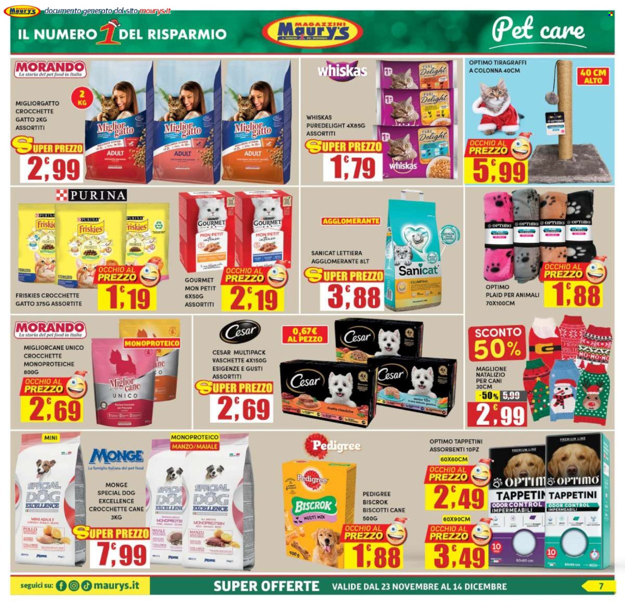 Volantino Maury's - 23/11/2024 - 14/12/2024. Pagina 7