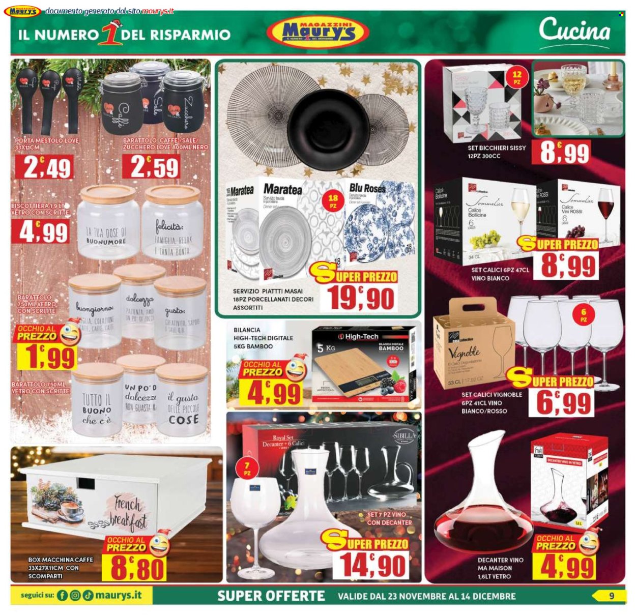 Leták Maury's - 23.11.2024 - 14.12.2024. Strana 9