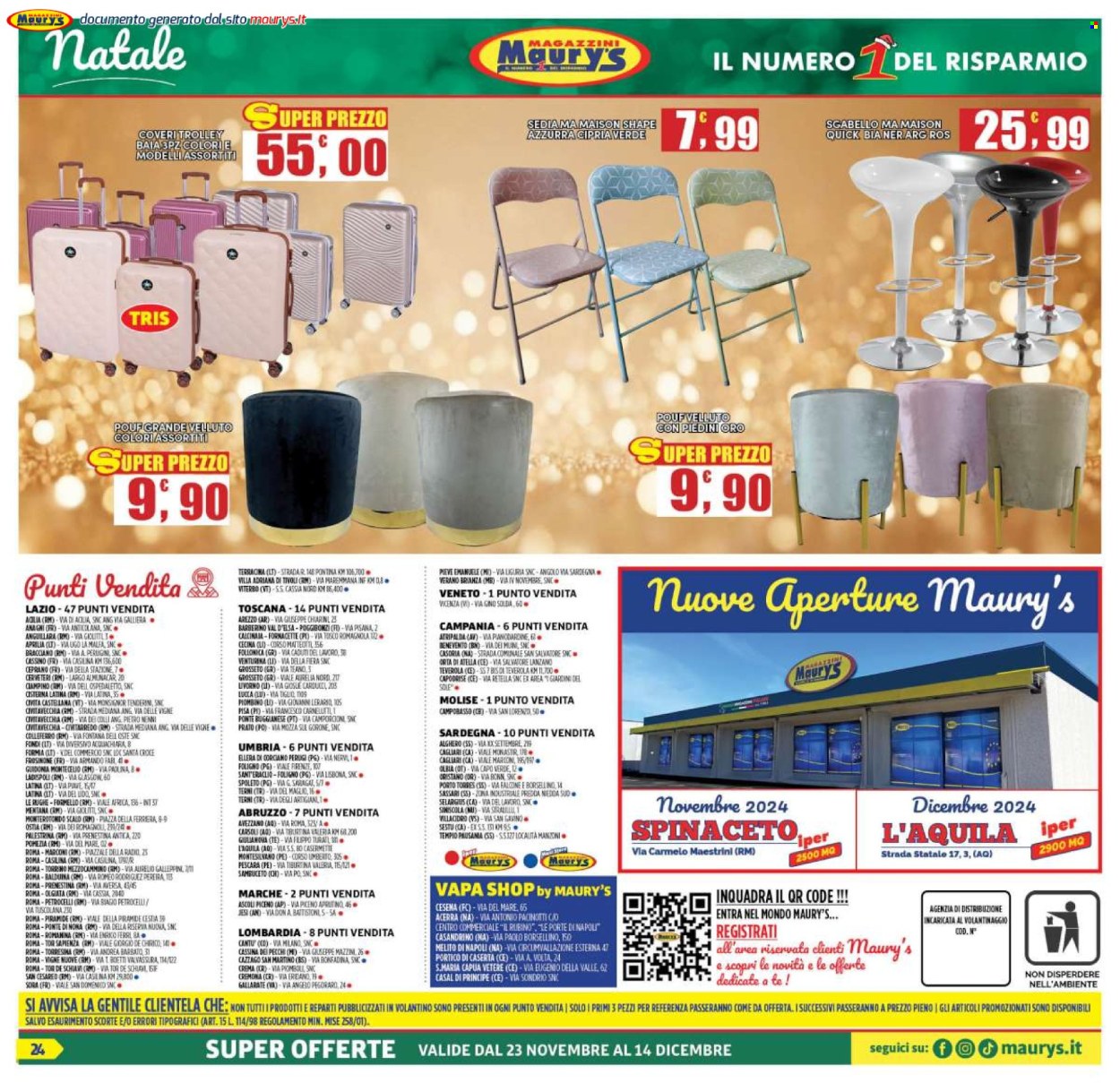 Leták Maury's - 23.11.2024 - 14.12.2024. Strana 24