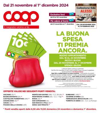 Volantino Coop - 21/11/2024 - 1/12/2024.