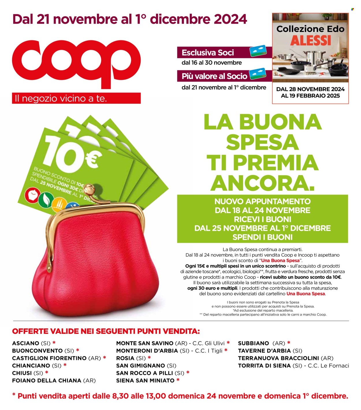 Leták Coop - 21.11.2024 - 1.12.2024. Strana 1