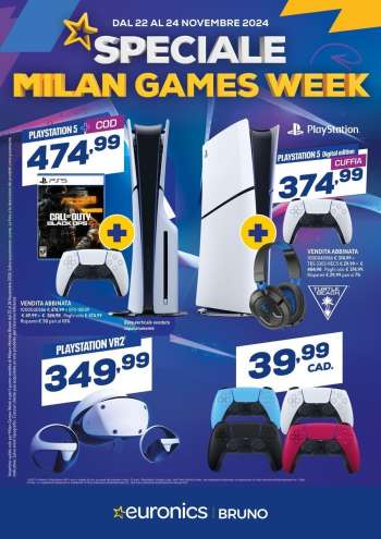 Volantino Euronics - 22/11/2024 - 24/11/2024.