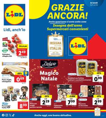Volantino Lidl - 25/11/2024 - 1/12/2024.