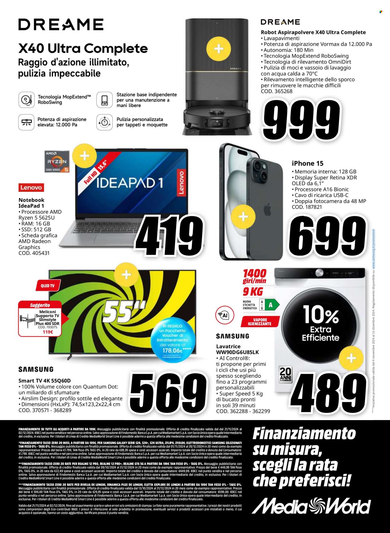 Leták MediaWorld - 21.11.2024 - 2.12.2024. Strana 28