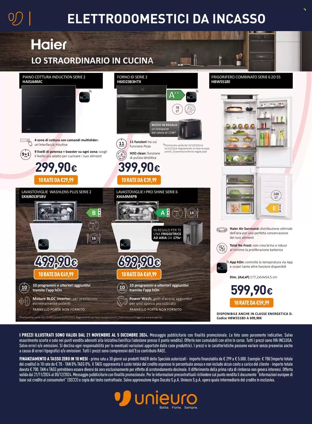 Volantino Unieuro - 21/11/2024 - 5/12/2024. Pagina 4