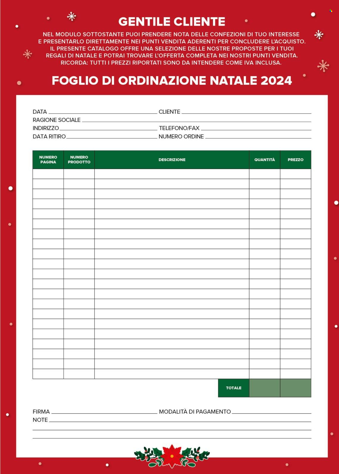 Volantino Oasi - 21/11/2024 - 31/12/2024. Pagina 39