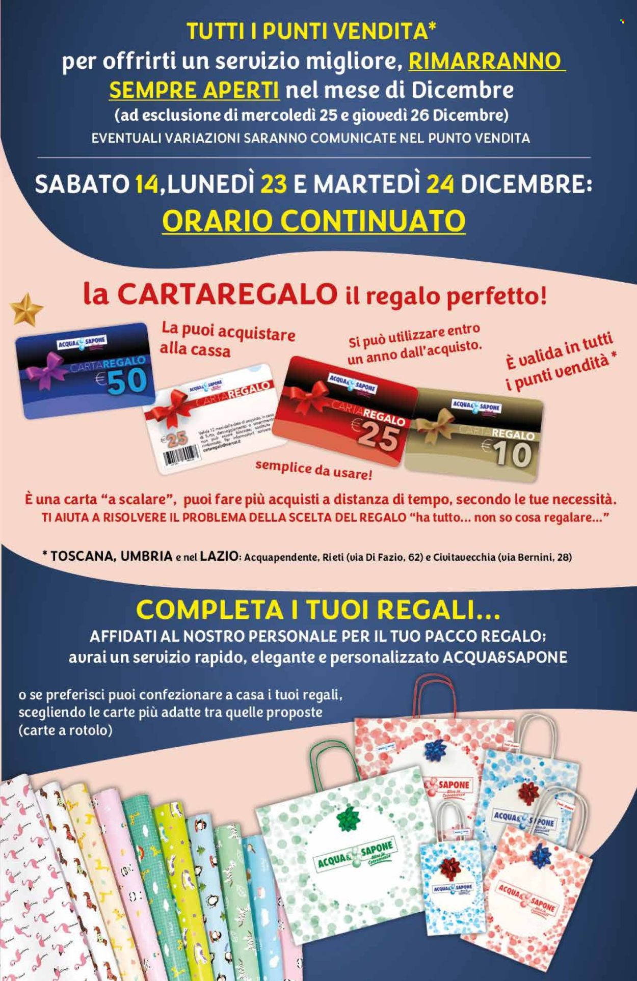 Volantino Acqua & Sapone - 20/11/2024 - 31/12/2024. Pagina 47
