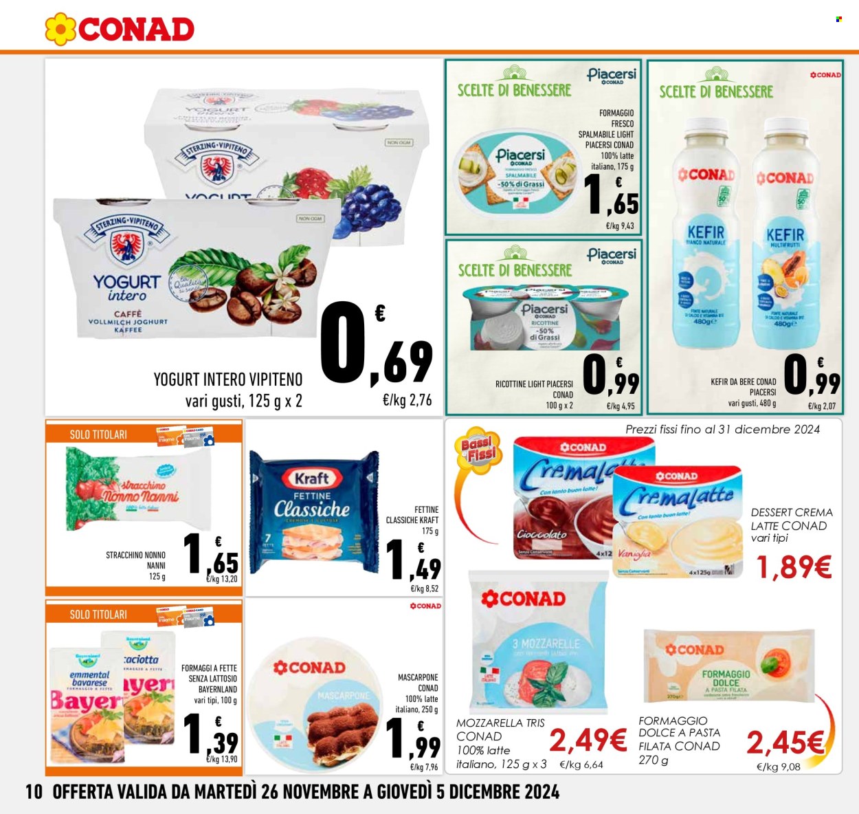 Volantino Conad - 26/11/2024 - 5/12/2024. Pagina 10