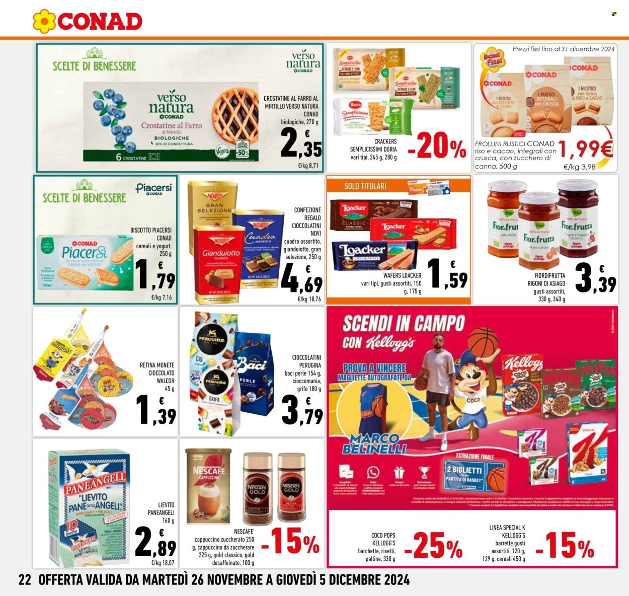 Volantino Conad - 26/11/2024 - 5/12/2024. Pagina 22