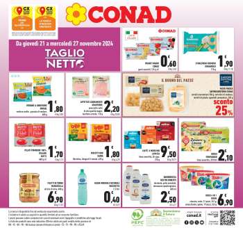 Volantino Conad - 21/11/2024 - 27/11/2024.