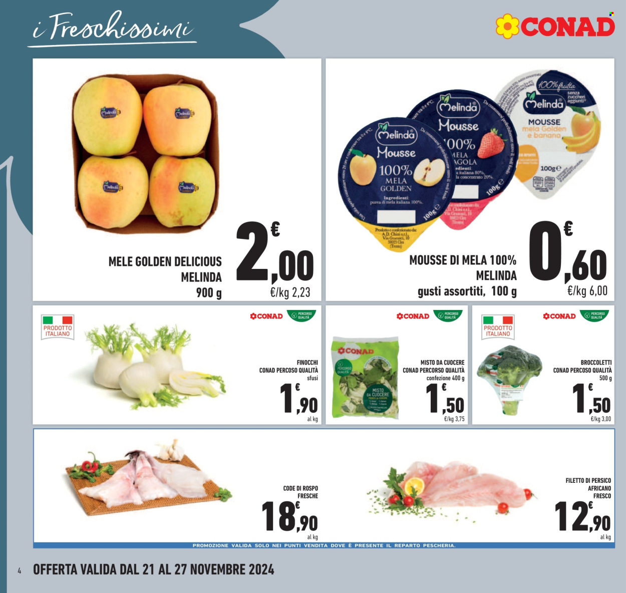 Volantino Conad - 21/11/2024 - 27/11/2024. Pagina 4
