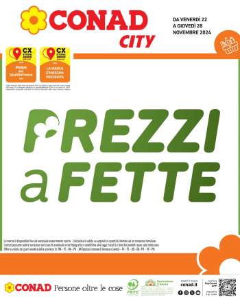 Volantino Conad City - 22/11/2024 - 28/11/2024.