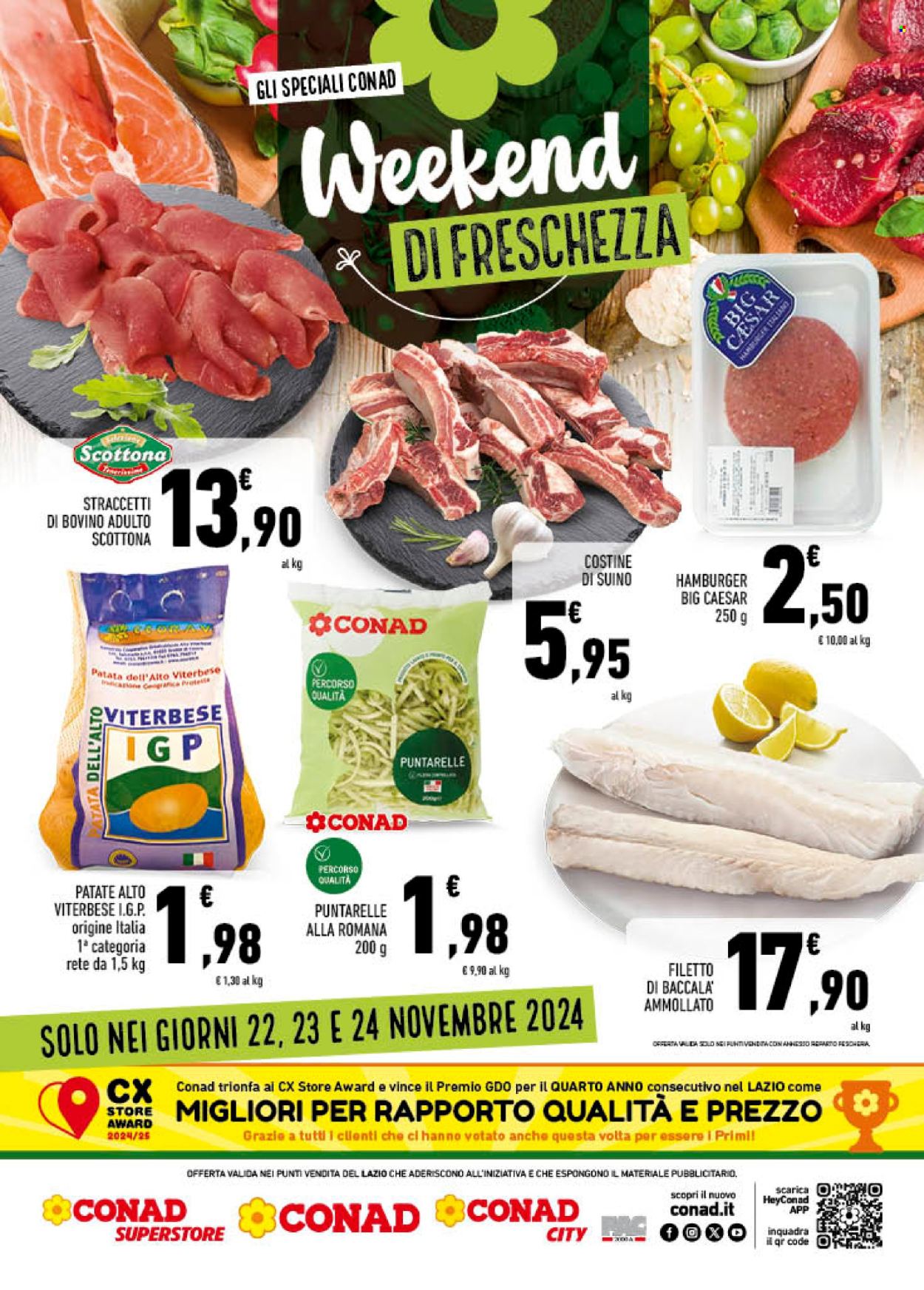 Volantino Conad - 22/11/2024 - 24/11/2024. Pagina 2