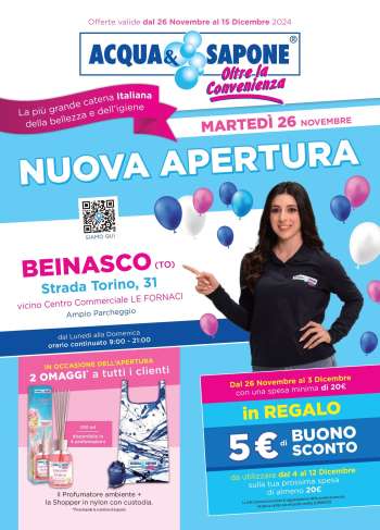 Volantino Acqua & Sapone - 26/11/2024 - 15/12/2024.