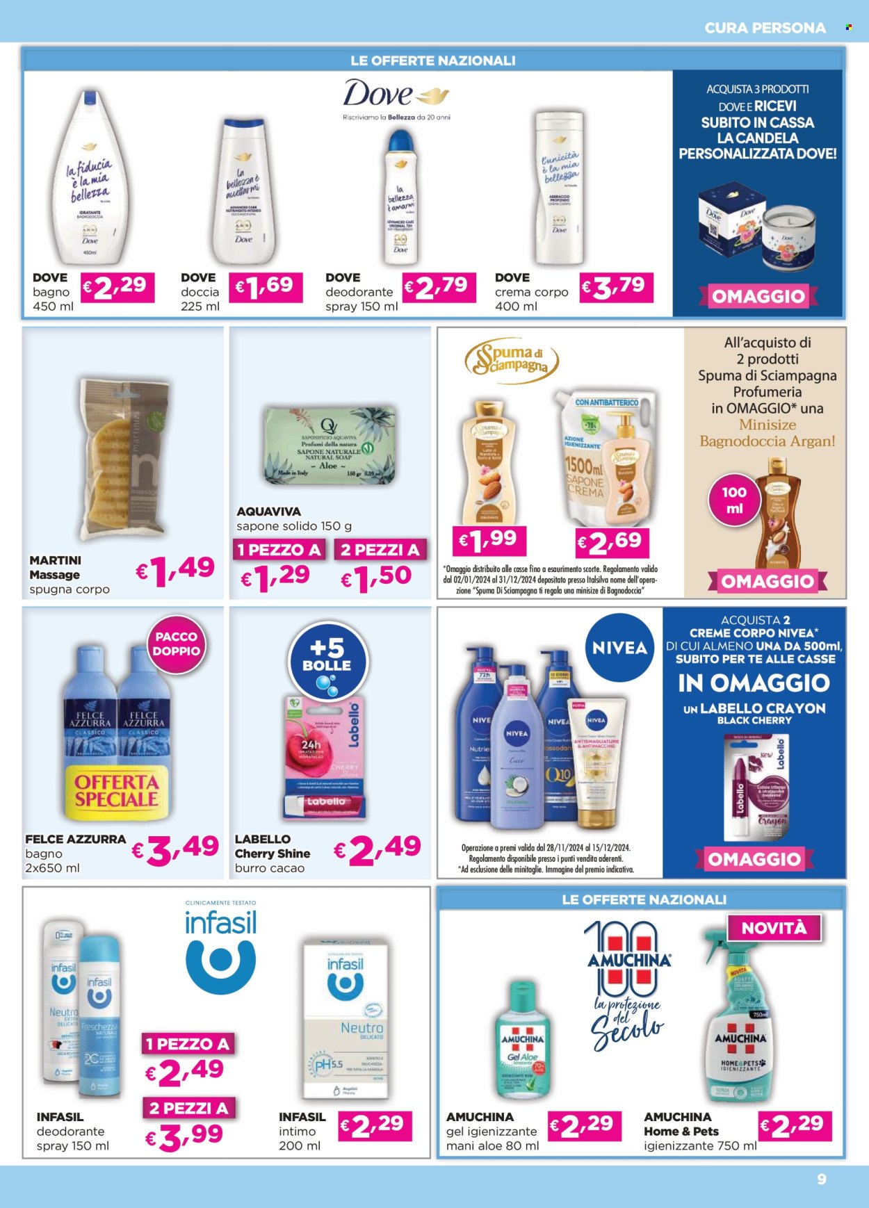 Leták Acqua & Sapone - 28.11.2024 - 15.12.2024. Strana 9