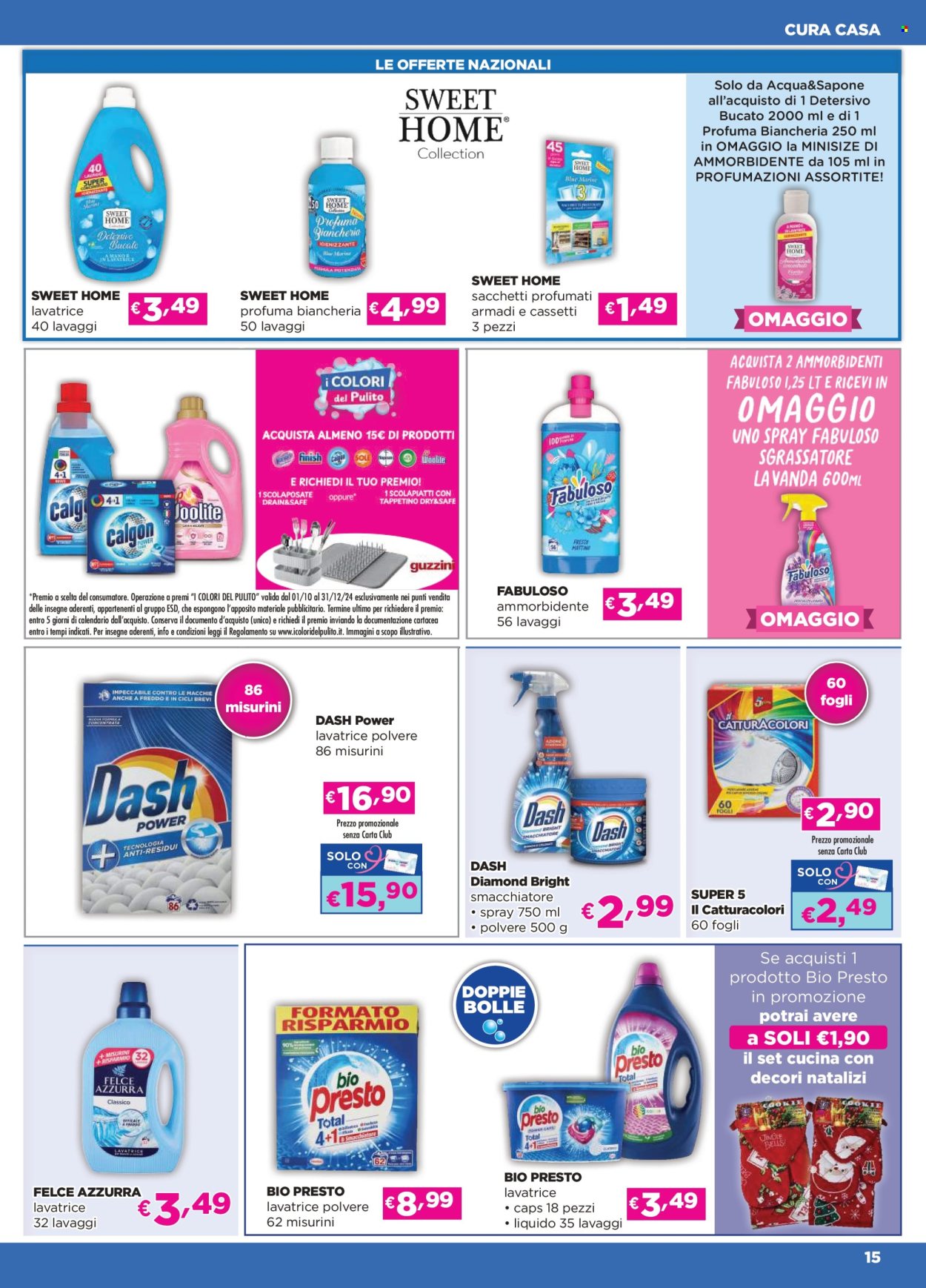 Volantino Acqua & Sapone - 28/11/2024 - 15/12/2024. Pagina 15
