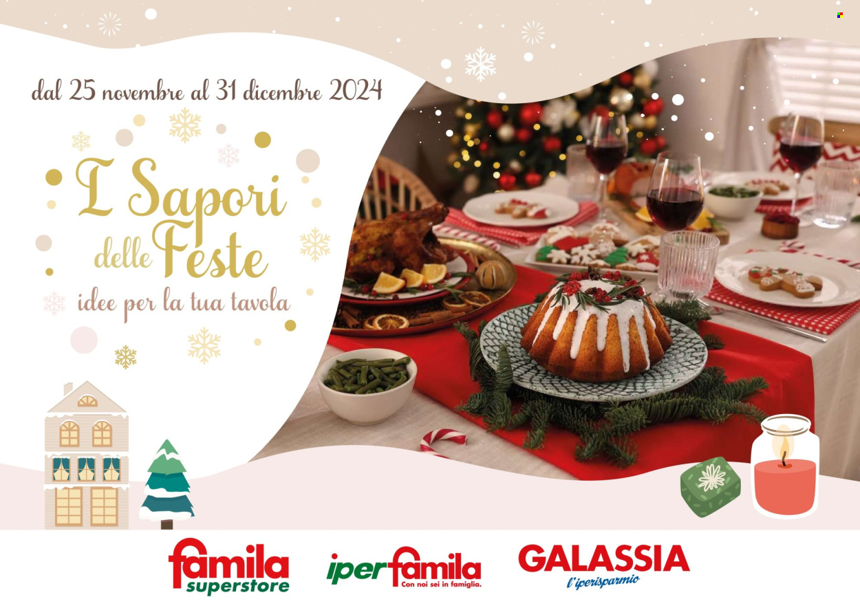 Volantino Famila - 25/11/2024 - 31/12/2024. Pagina 1