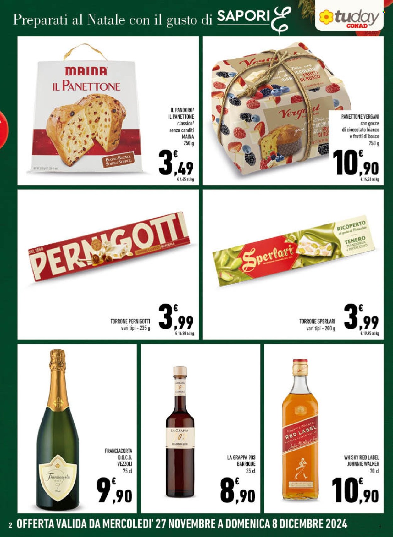 Volantino TuDay Conad - 27/11/2024 - 8/12/2024. Pagina 2