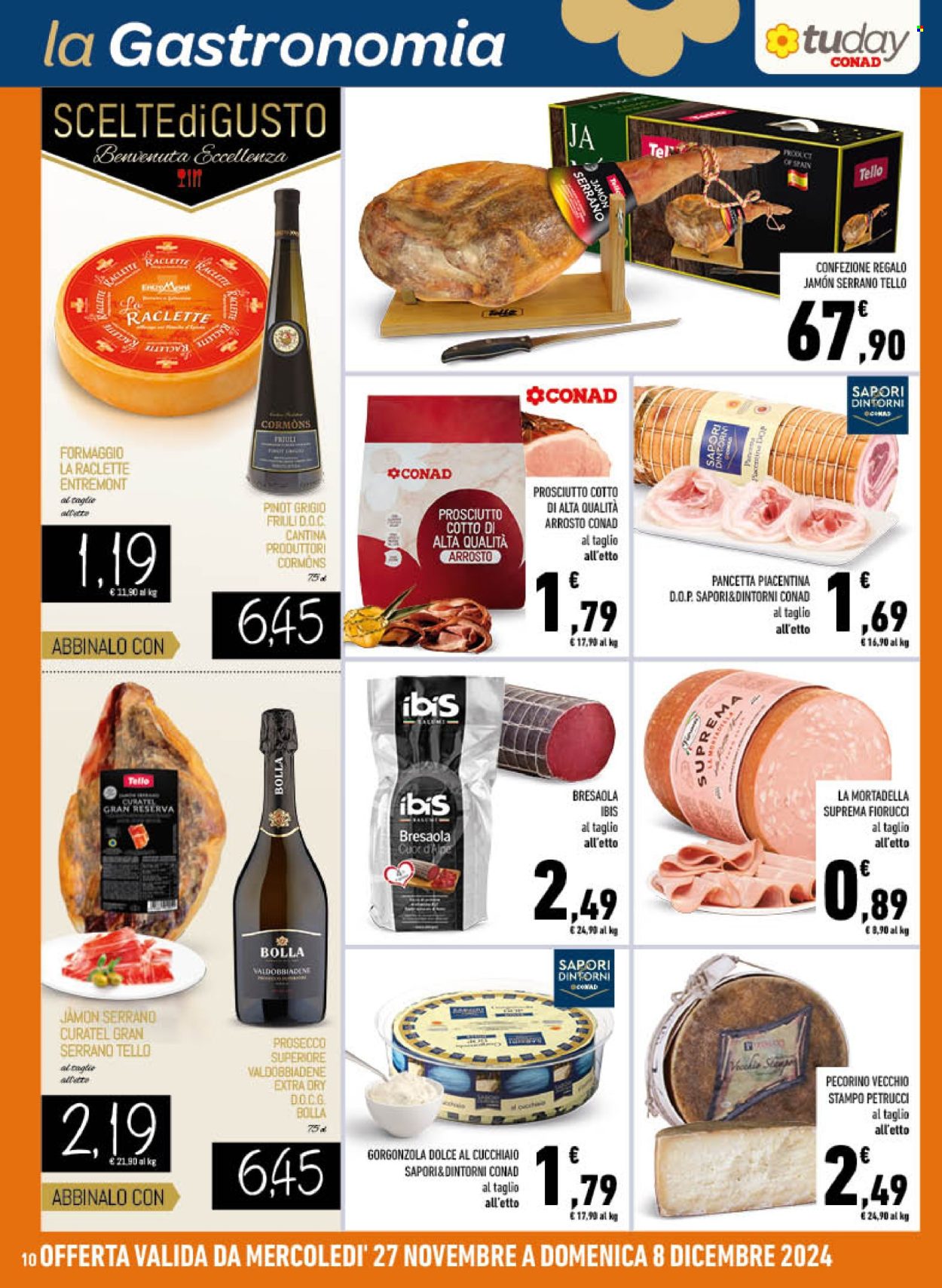 Volantino TuDay Conad - 27/11/2024 - 8/12/2024. Pagina 10