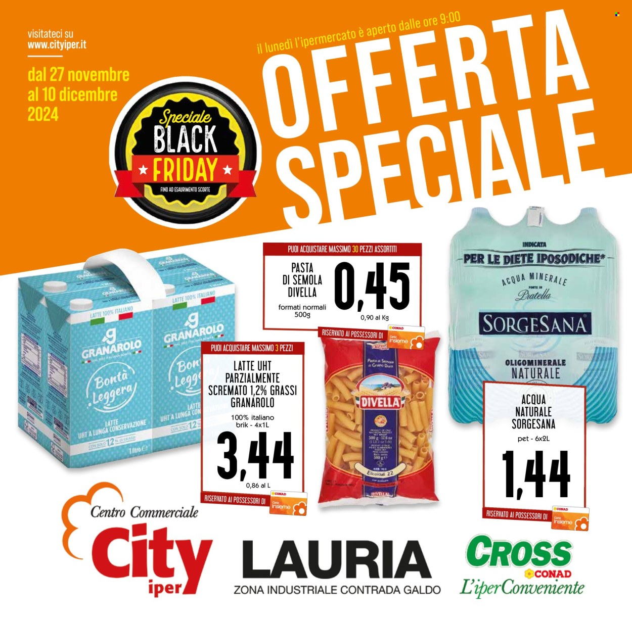 Volantino Conad Superstore - 27/11/2024 - 10/12/2024. Pagina 1