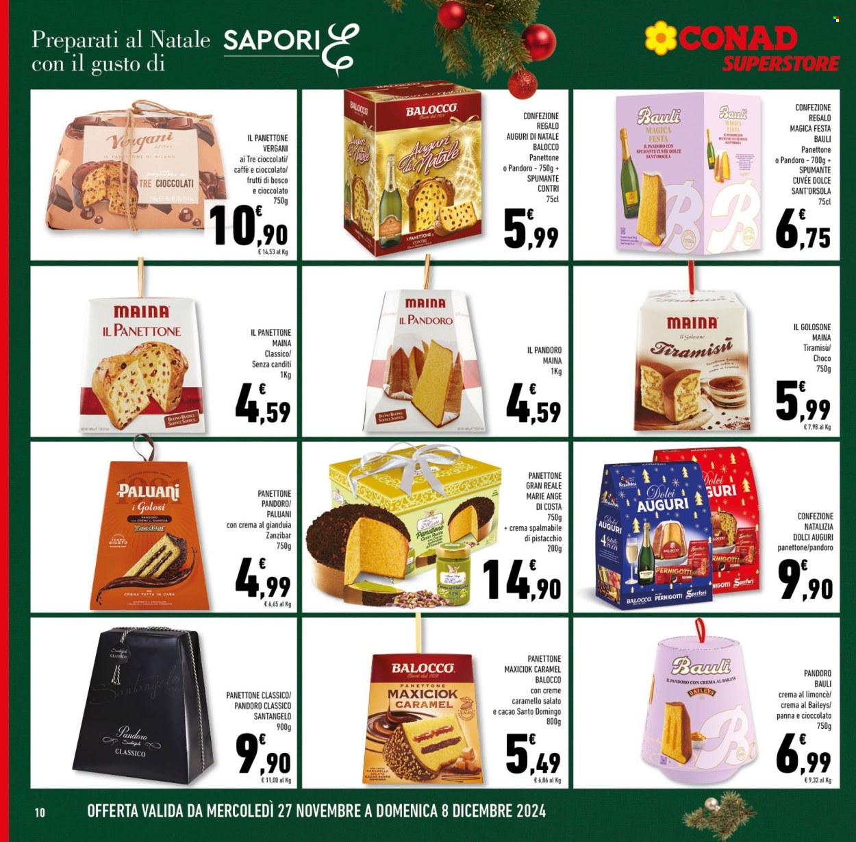 Volantino Conad Superstore - 27/11/2024 - 10/12/2024. Pagina 10