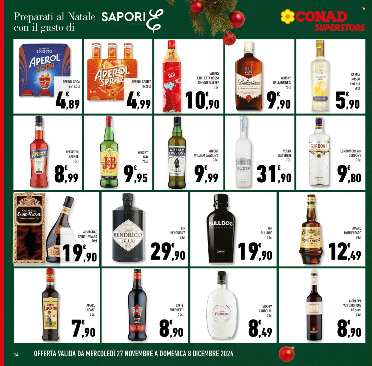 Volantino Conad Superstore - 27/11/2024 - 10/12/2024. Pagina 14