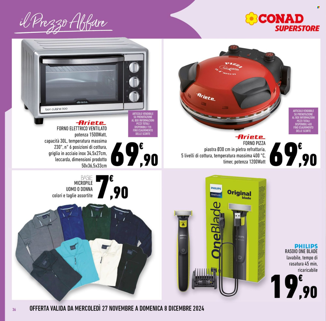 Volantino Conad Superstore - 27/11/2024 - 10/12/2024. Pagina 36
