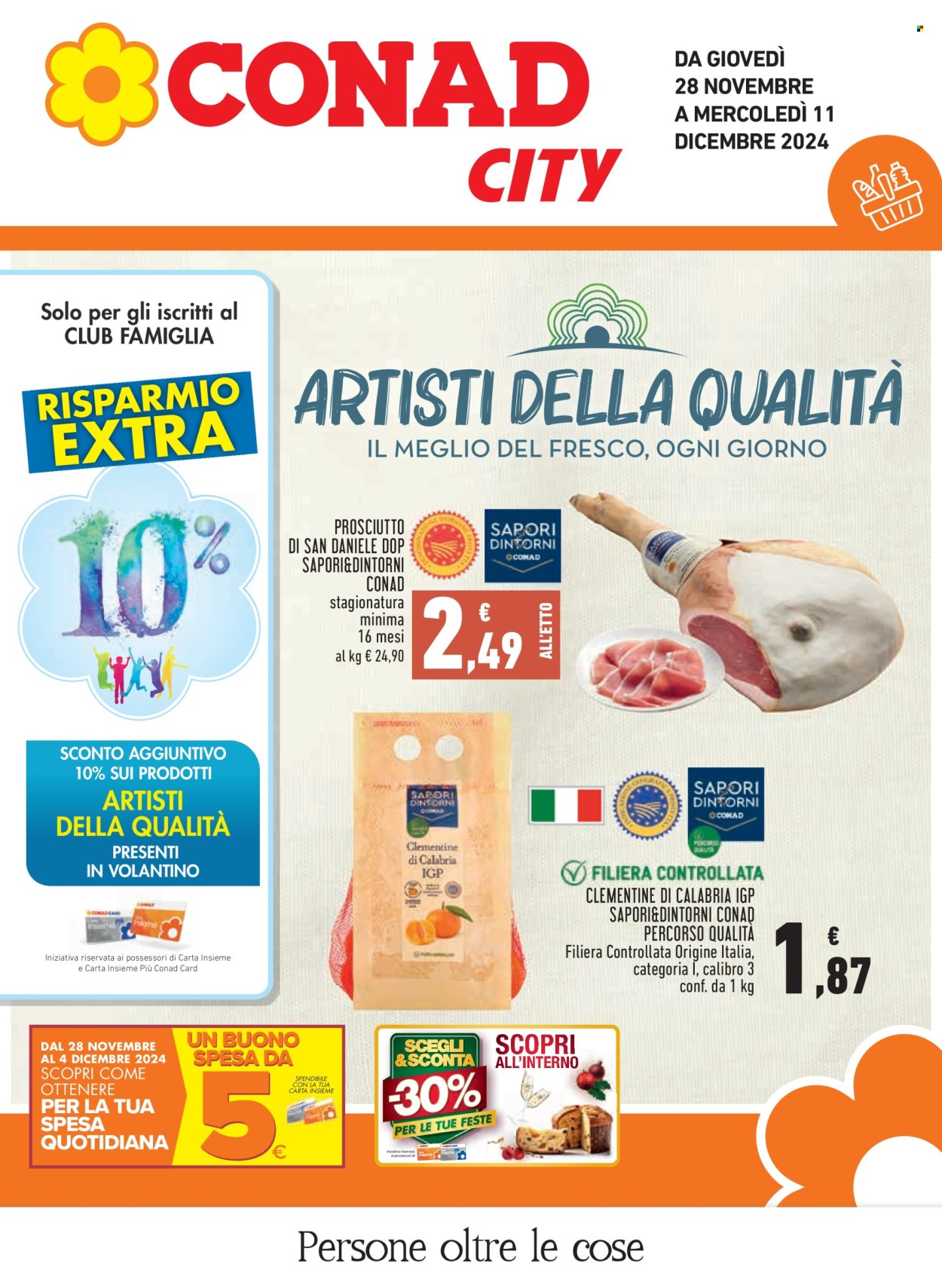 Leták Conad - 28.11.2024 - 11.12.2024. Strana 1