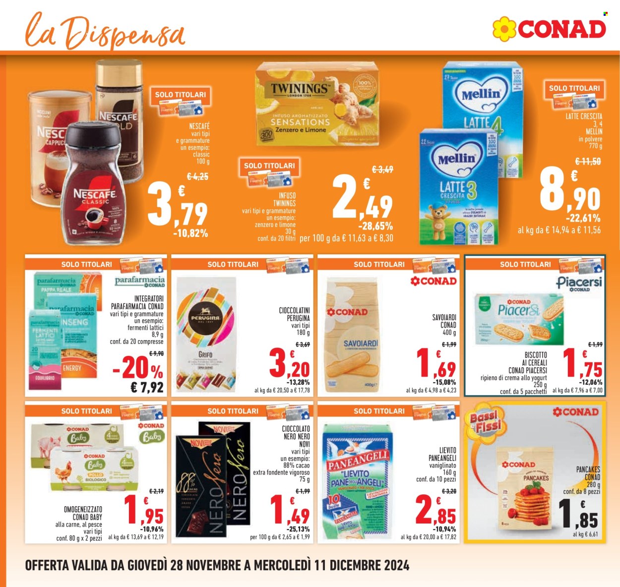 Volantino Conad - 28/11/2024 - 11/12/2024. Pagina 20