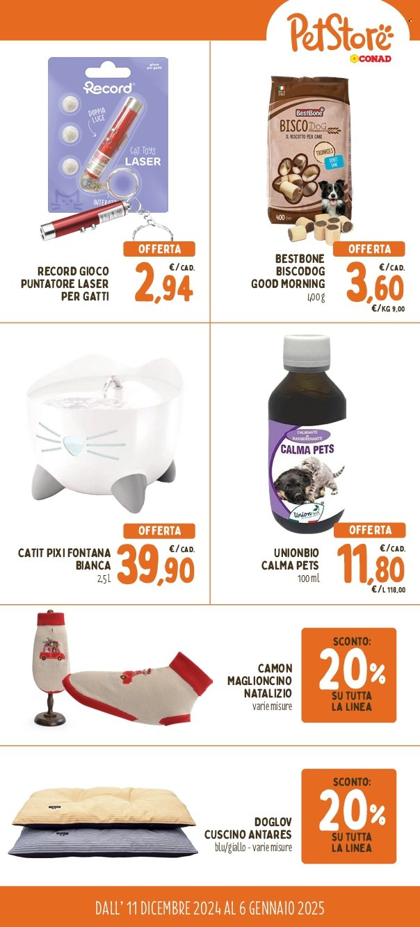 Volantino Pet Store Conad - 11/12/2024 - 6/1/2025. Pagina 2