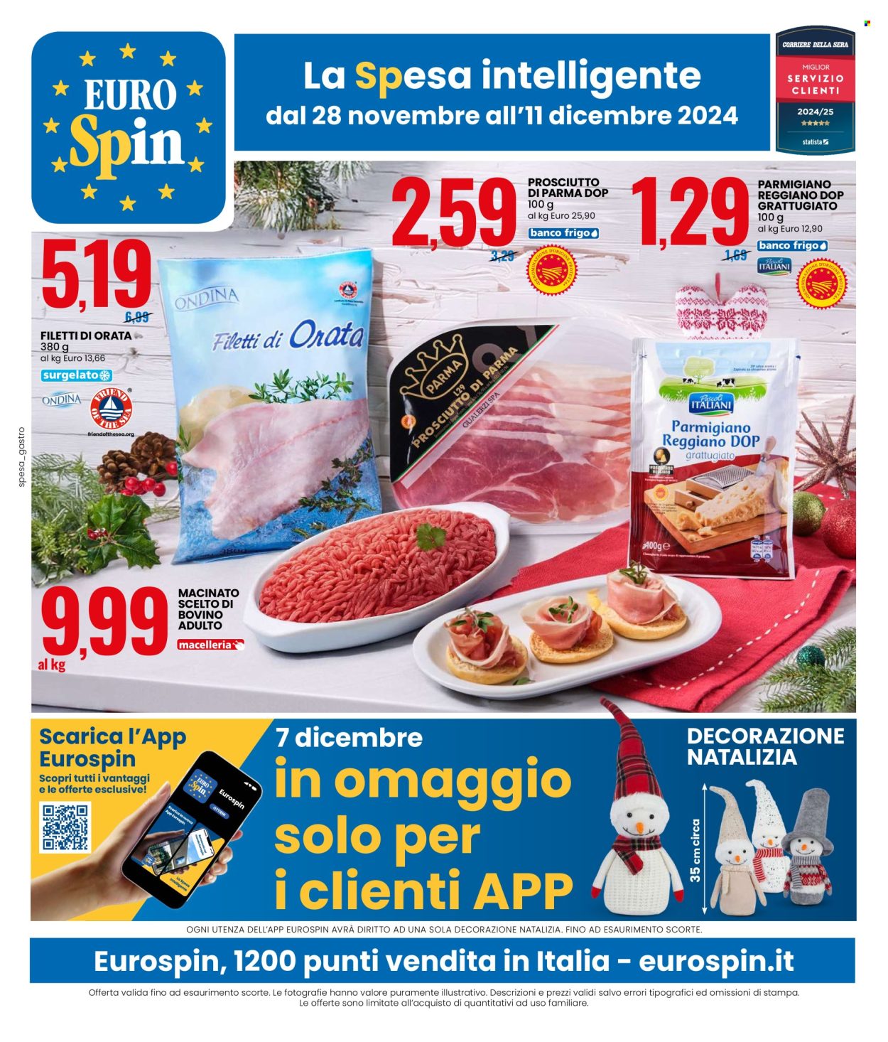 Volantino EuroSpin - 28/11/2024 - 11/12/2024. Pagina 1