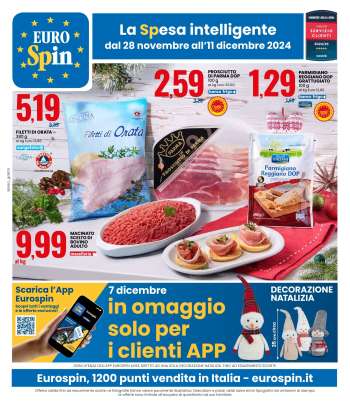 Volantino EuroSpin - 28/11/2024 - 11/12/2024.