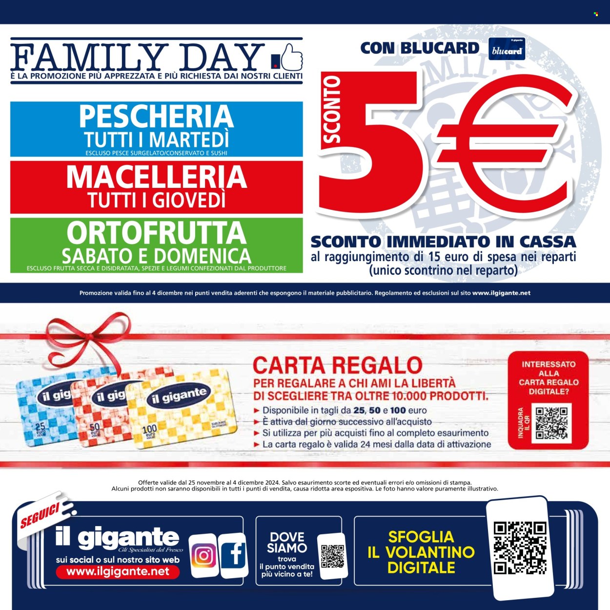 Volantino Il Gigante - 25/11/2024 - 4/12/2024. Pagina 36